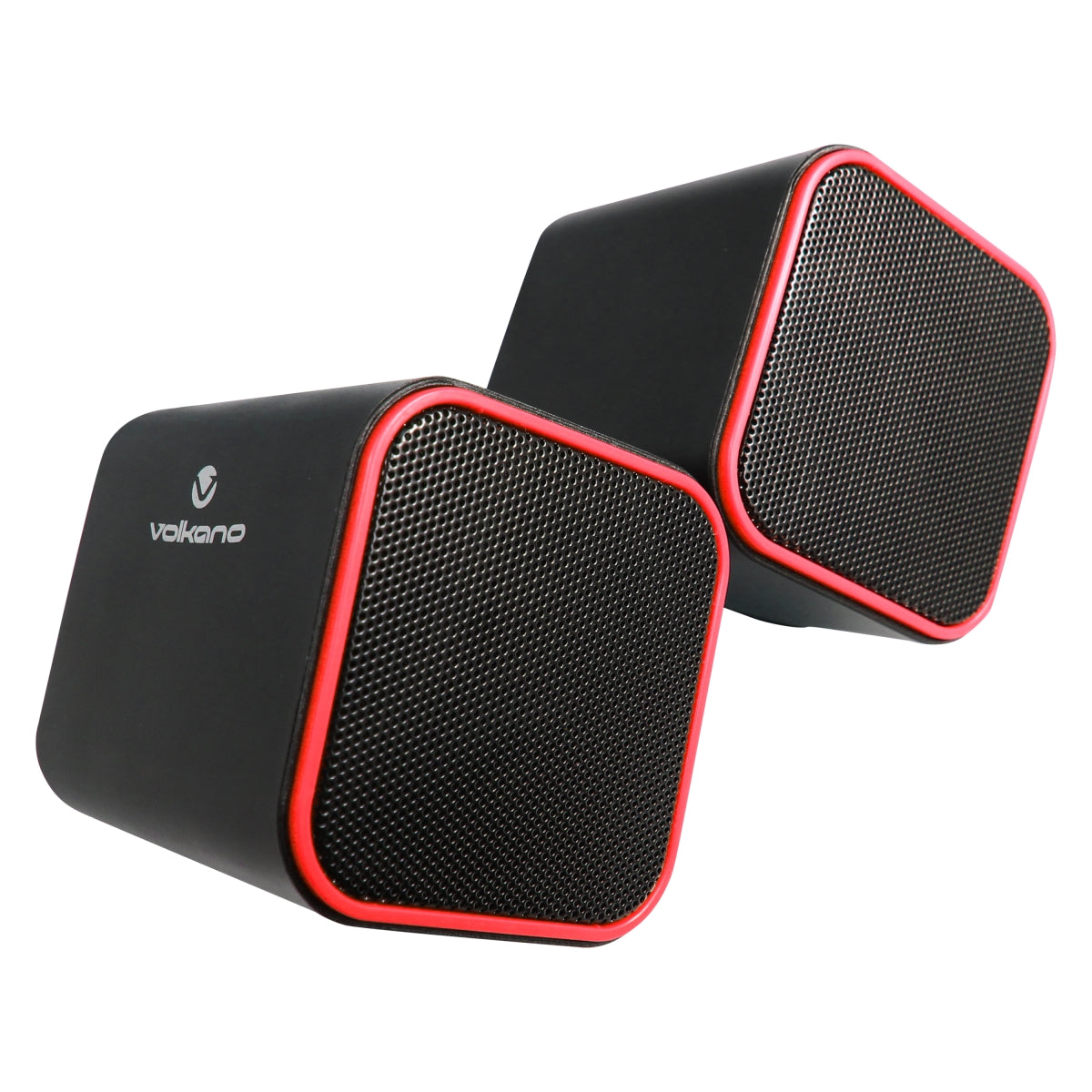 Volkano Diamond Series USB Powered Speakers Red