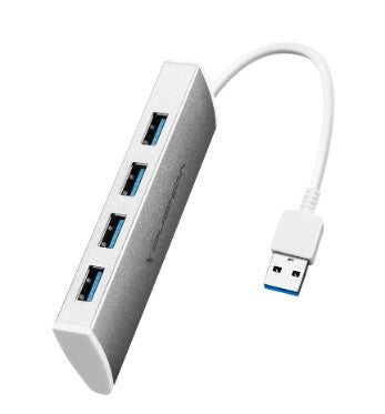 Volkanox Media Series 4-Port USB Hub With Power Cable