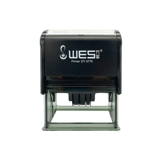 Wes Rubber Self Inking Stamp 37x76 (cgs4926) Black 5 Pack