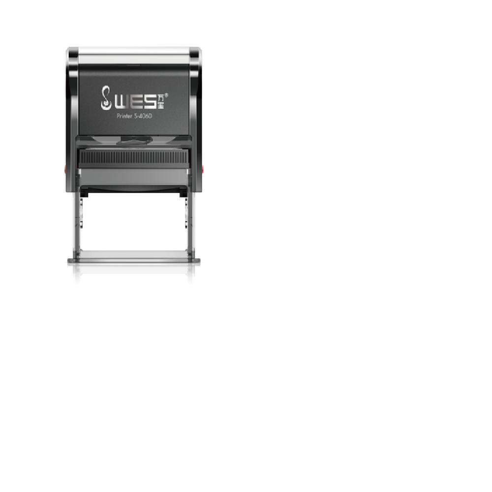 Wes Rubber Self Inking Stamp 40x60 (cgs4927)black 5 Pack