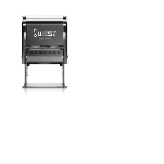 Wes Rubber Self Inking Stamp 40x60 (cgs4927)black 5 Pack