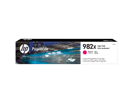 HP 982X High Yield Pagewide Original Magenta Ink Cartridge