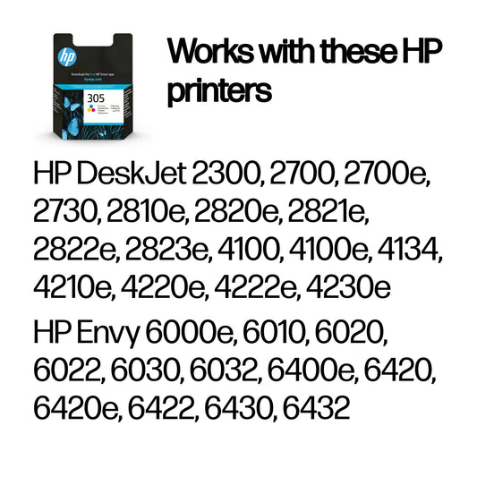 HP 305 Tri, Colour Ink Cartridge – view 2