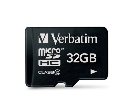 Verbatim Premium 32GB Micro Sd Card, Sdhc, Uhs-I, U1, V10