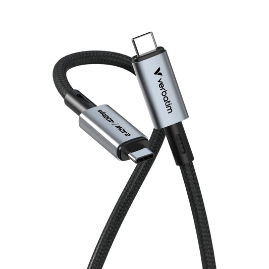 Verbatim Sync & Charge Cable USB-C to USB-C 240W 40 Gbps 120 cm
