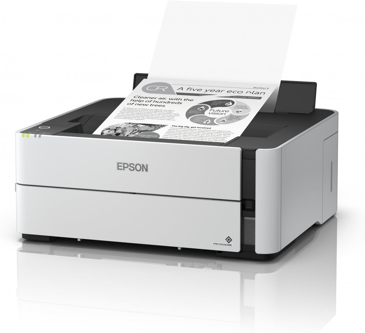 Epson A4 Ecotank Mono Printer With WiFi And Duplex Printing – view 3