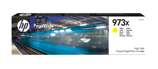 HP 973X High Yield Original Yellow Pagewide Cartridge