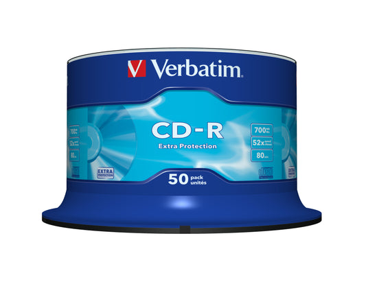Verbatim Cd-R 52X 700MB E, Prot 50SP