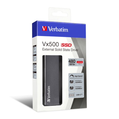 Verbatim VX500 External SSD USB 3.1 G2 480GB – view 4