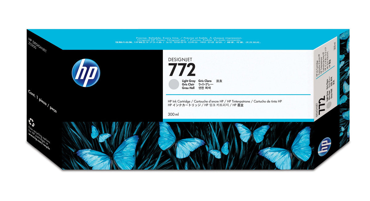 HP 772 300ml Light Grey Designjet Ink Cartridge