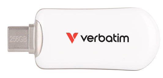 Verbatim Plectra USB-C Flash Drive White 256GB