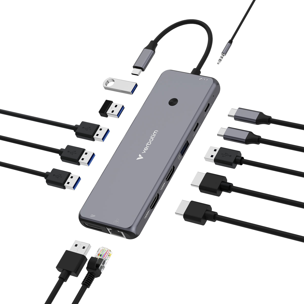 Verbatim USB-C Pro Multiport Hub 13 Port CMH-13 No Sd Slot