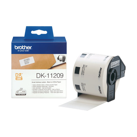 Brother Small Address Label 29mm x 62mm 800 Labels Per Roll
