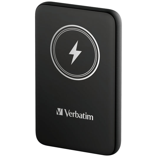 Verbatim Charge N Go Magnetic Wireless Power Bank 10000 Black