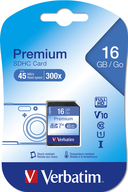 Verbatim Sd Sdhc Class 10 16GB Card – view 2