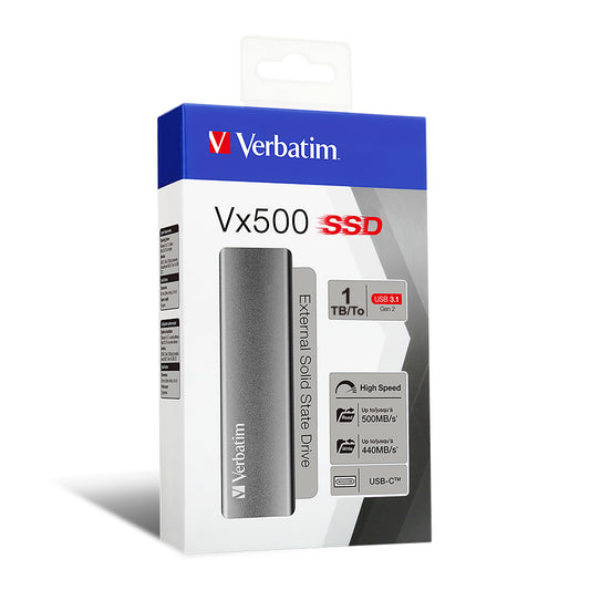 Verbatim VX500 External SSD USB 3.1 G2 1TB – view 2