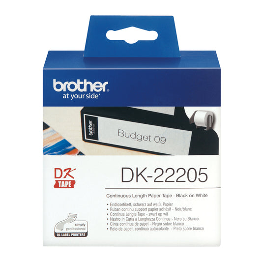 Brother Continuous Length Paper Tape 62mm x 30.48m Wide – view 2