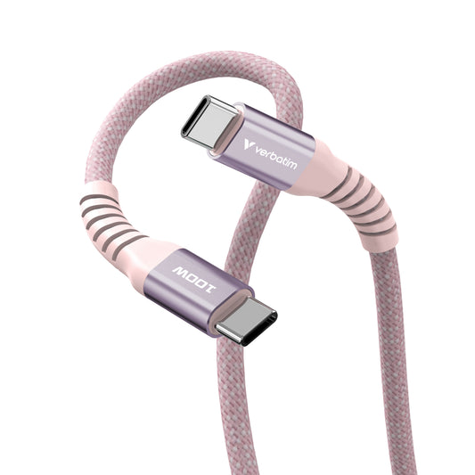 Verbatim Sync & Charge USB C to USB C 100W Magnetic 120 cm - Pink – view 3