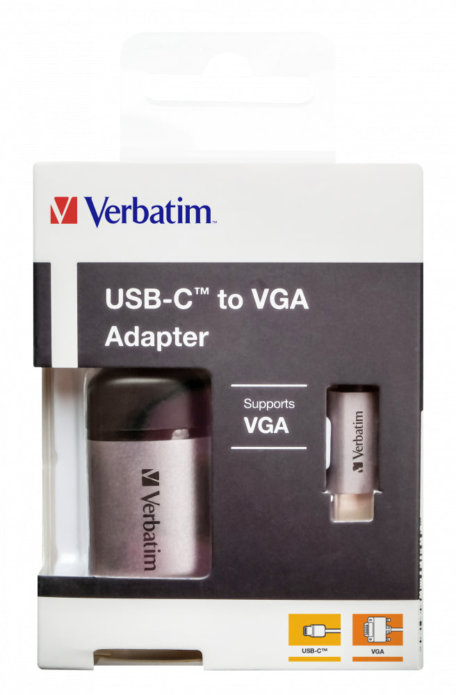 Verbatim USB-C™ to VGA Adapter - USB 3.1 Gen 1, VGA 10cm Cable – view 2