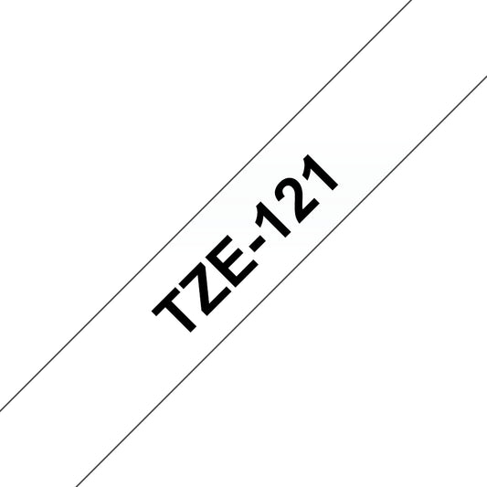 Brother Laminated Tape 8m x 9mm Black On Clear