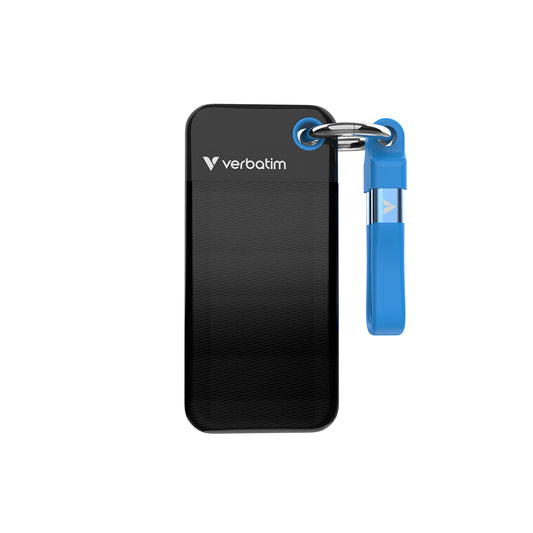 Verbatim Pocket SSD USB 3.2 Gen 2 2TB Black, Blue