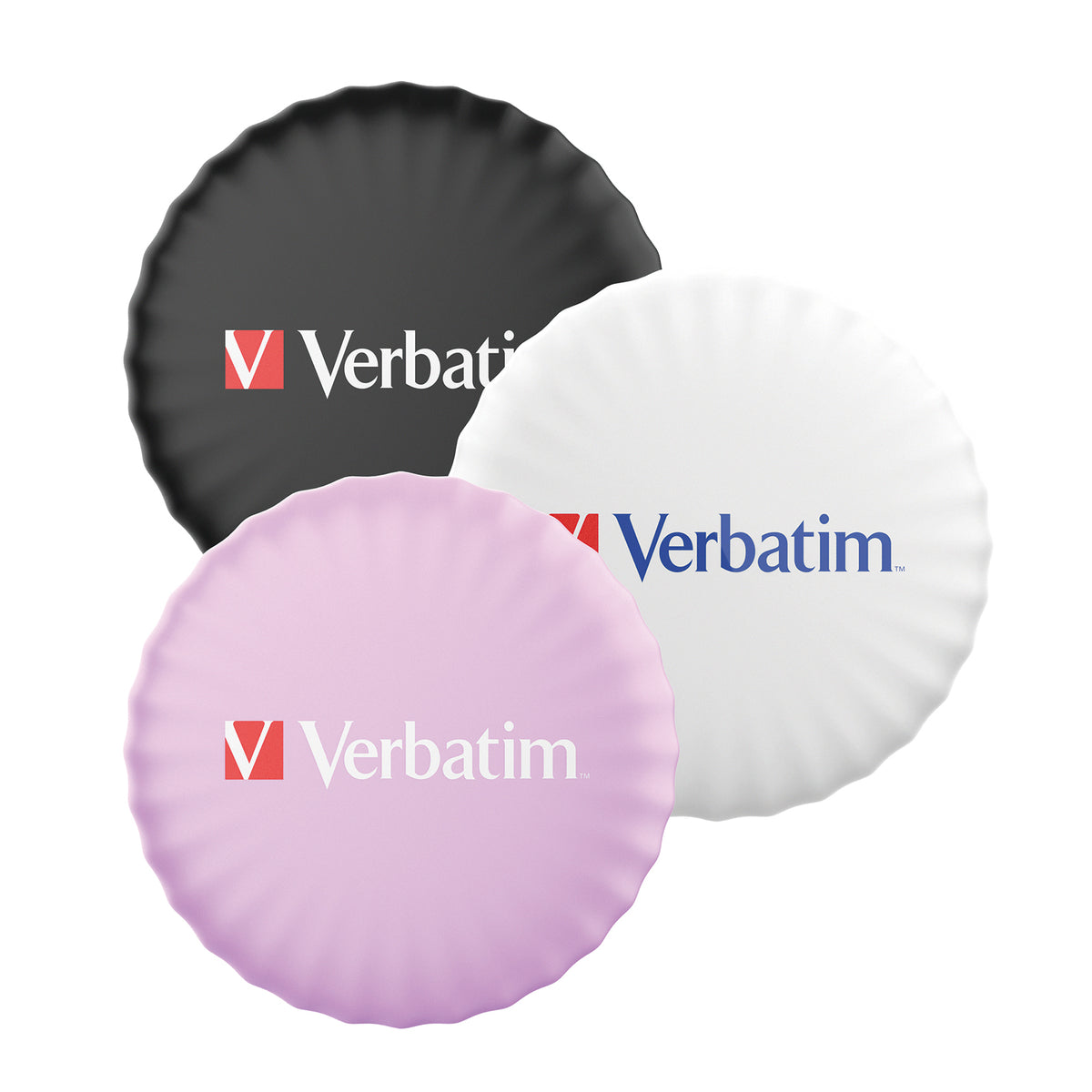 Verbatim MYFC-03BWP My Finder Coin Bluetooth Item Finder 3 Pack Black, White, Purple – view 3