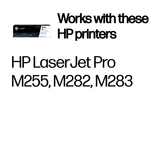 HP 207A Original Cyan Laserjet Toner Cartridge – view 2